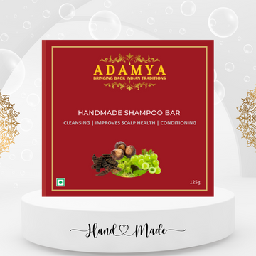 HANDMADE SHAMPOO BAR FOR HAIR CLEANSING, IMPROVES SCALP HEALTH.